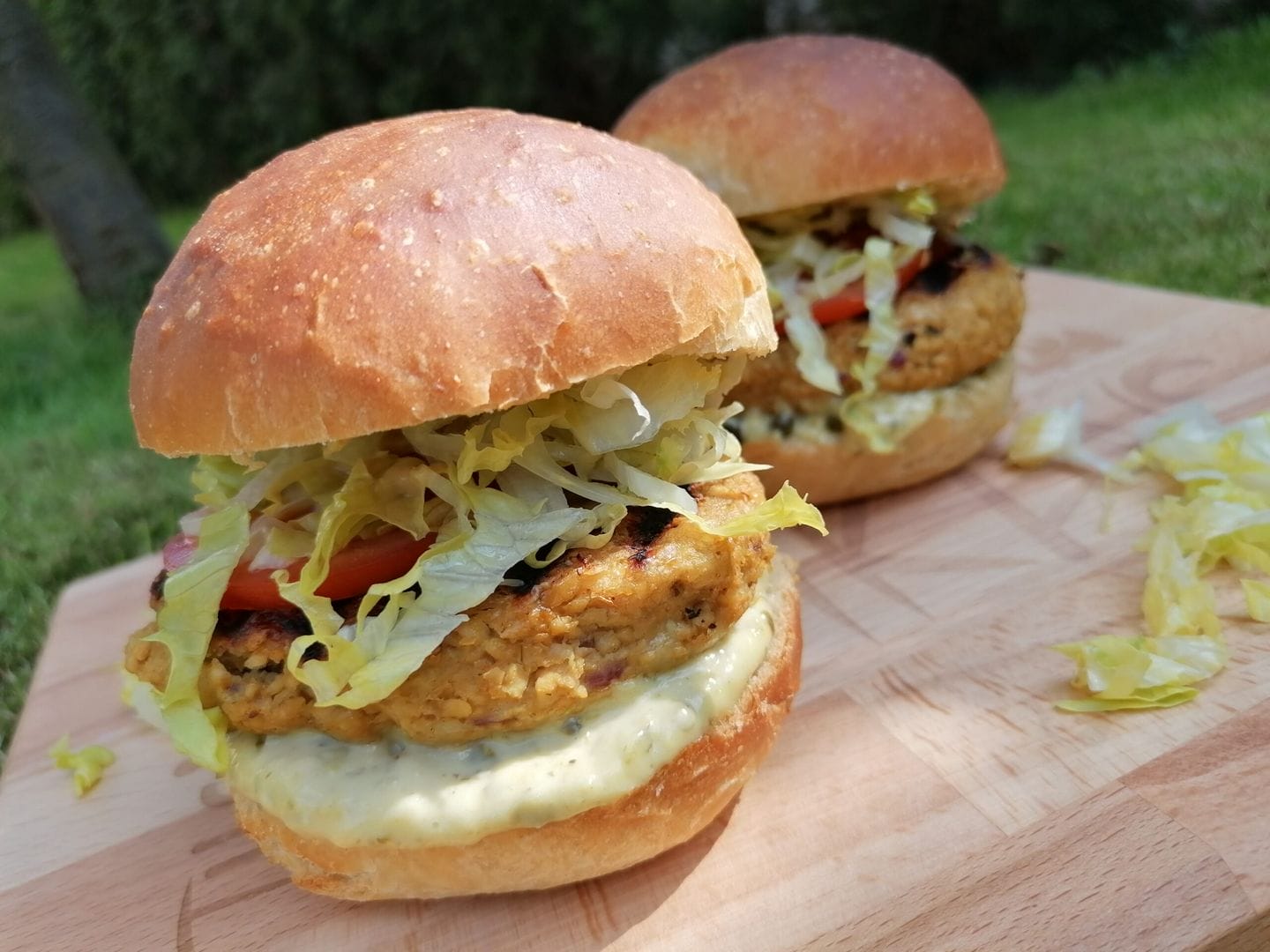 Sójový burger v zázvorové žemli