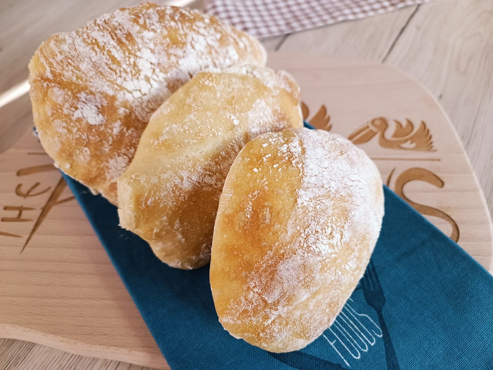 Domácí ciabatta bez hnětení