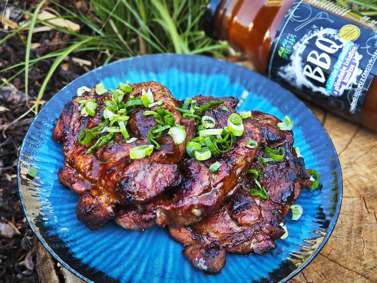 Grilovaná BBQ krkovice