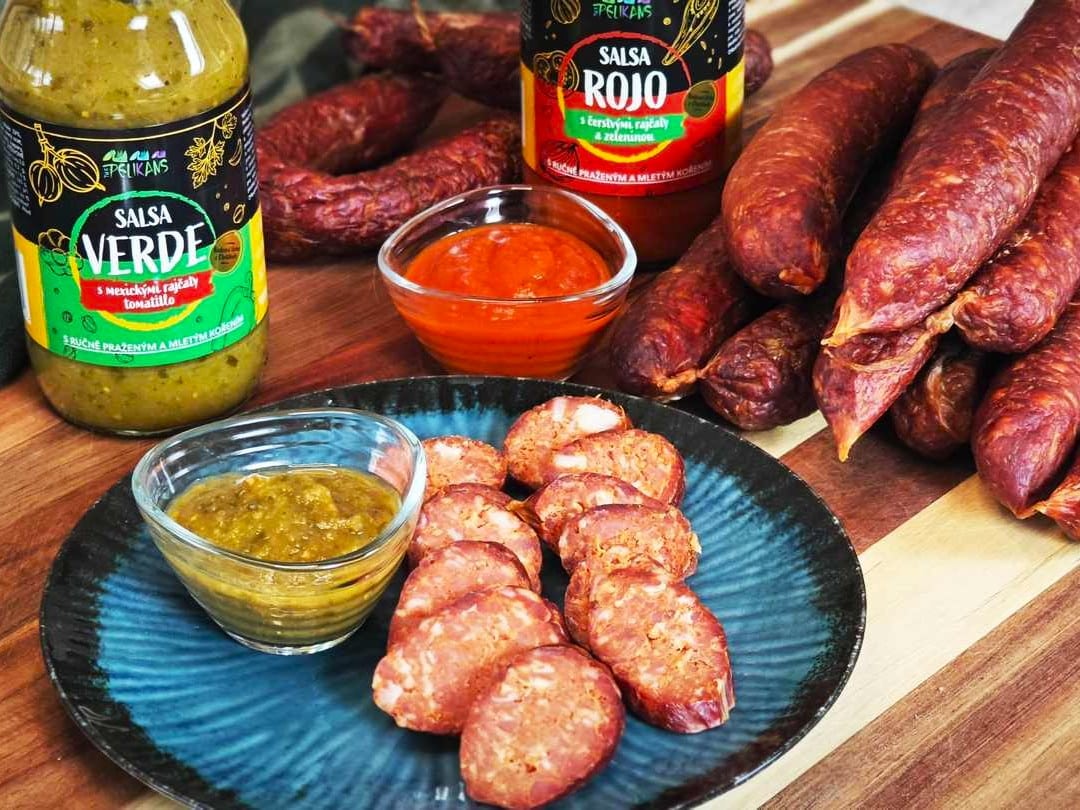 Domácí uzené chorizo