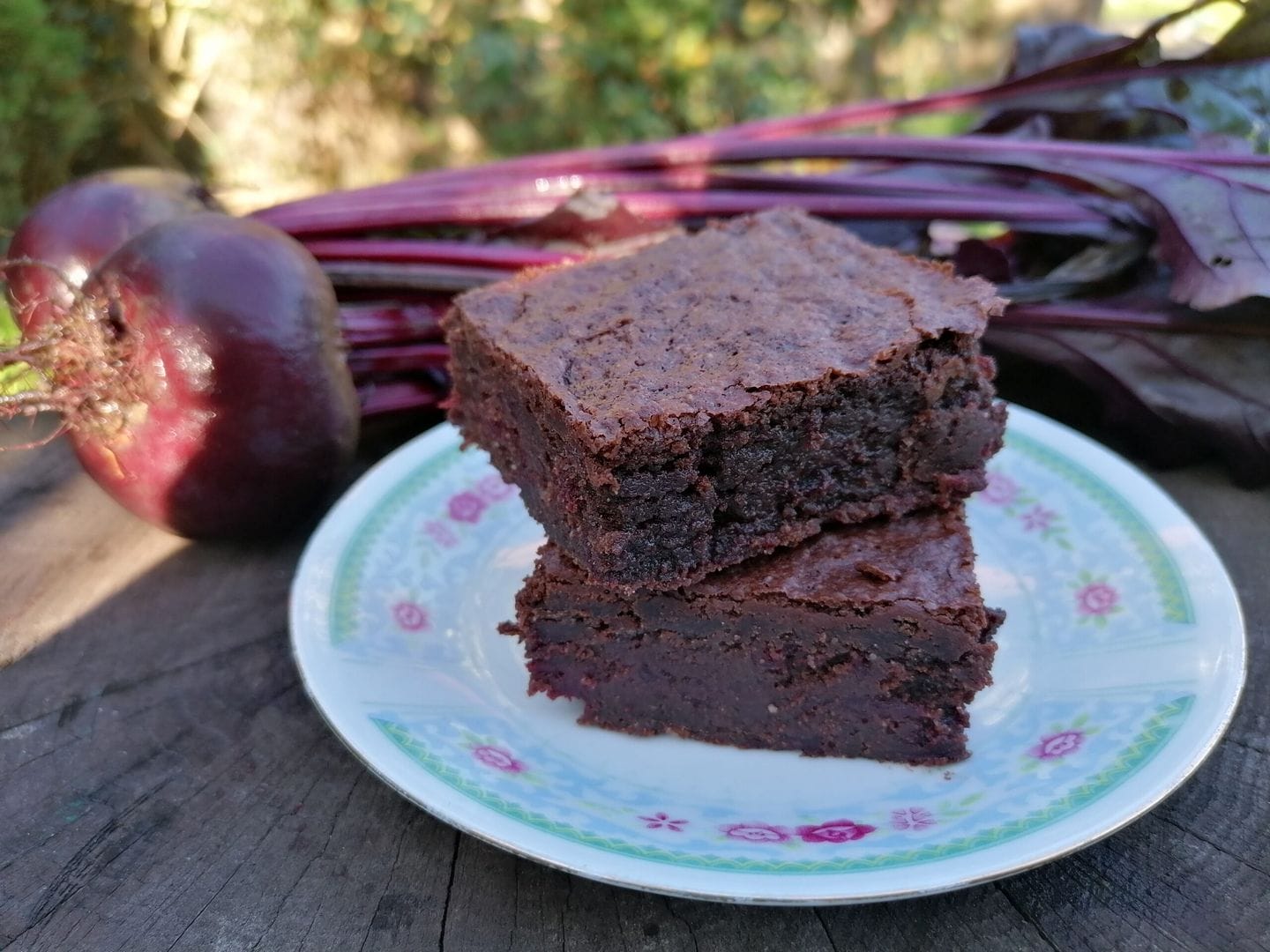 Brownies z červené řepy