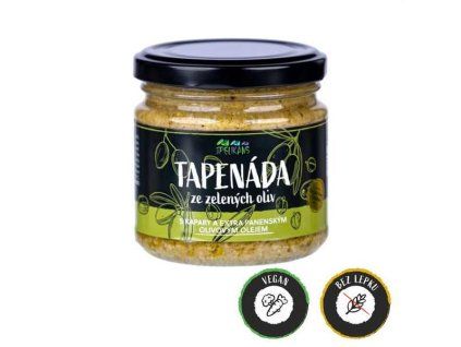 Tapenada zelene olivy 170 g