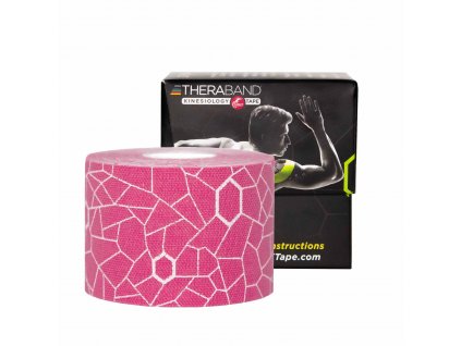 Thera-Band Kinesiology Tape, růžová 5cm x 5m
