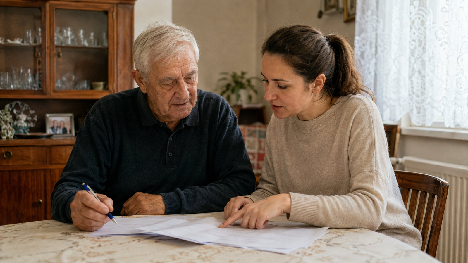 Senior s rodinnou príslušníčkou pripravujú žiadosť o integrovaný posudok