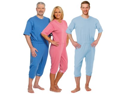 overal zips rozkrok a chrbat farby