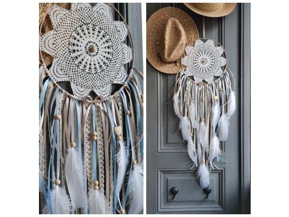 Lapač snů Nebeské objetí  Lapač snů – ručně vyráběná dekorace