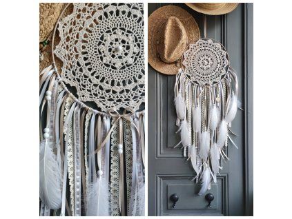 Lapač snů Romantický venkov  Lapač snů – ručně vyráběná dekorace