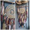 Lapač snů Dotek země  Lapač snů – ručně vyráběná dekorace