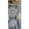 Boho dekorace Tichá harmonie  Ručně vyráběná přírodní boho dekorace na zeď