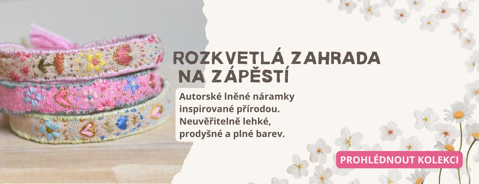 Vyšívané náramky