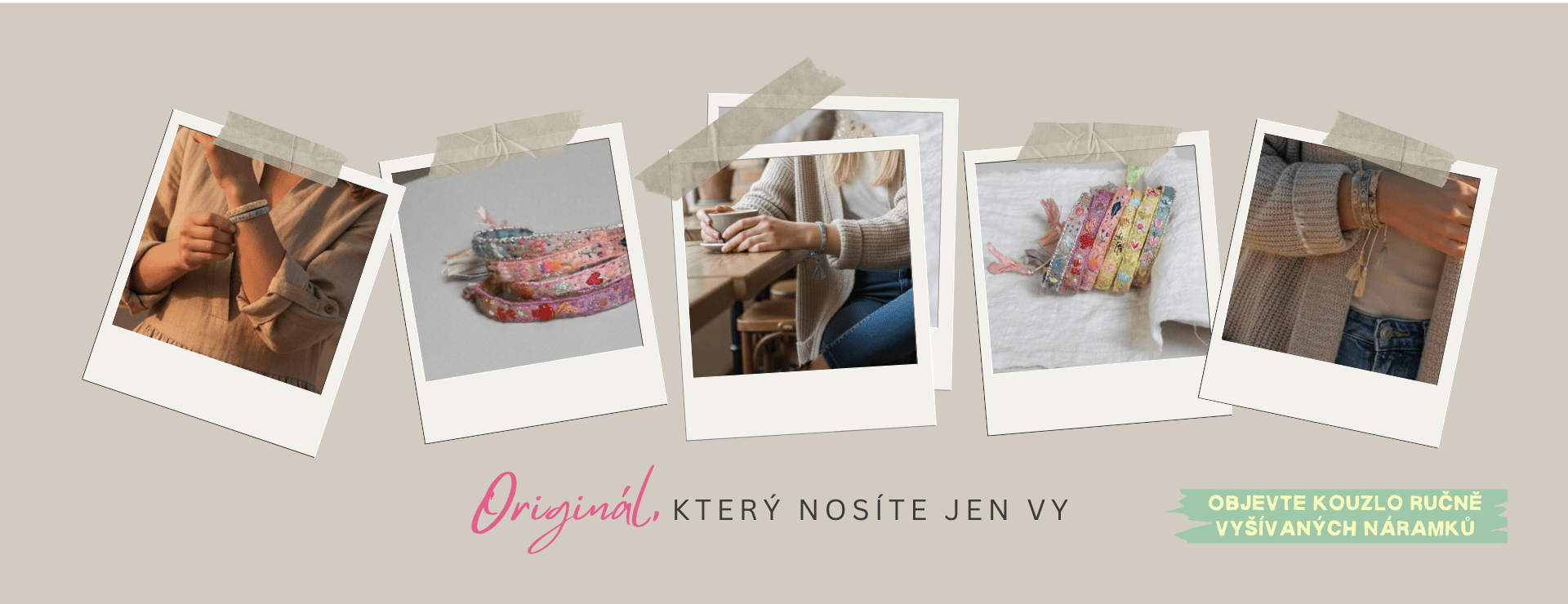 Vyšívané náramky
