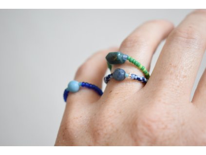 Prstýnek - dumortierit