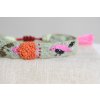Romantica - náramek s květinou a ptáčkem