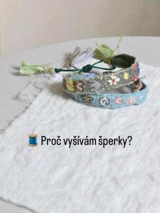 Proč dělám to, co dělám 🧵 #theresecarter #textilnisperk #vysivani #originalnisperky #pribehznacky