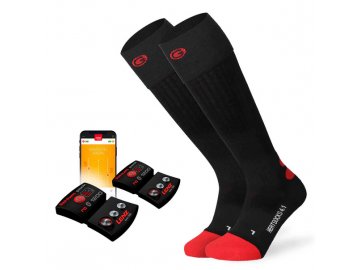 LENZ vyhřívané ponožky HEAT 4.1 toe cap + baterie rcB 1200