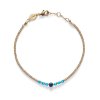 Bead Gem Bracelet Mediterranean Blue