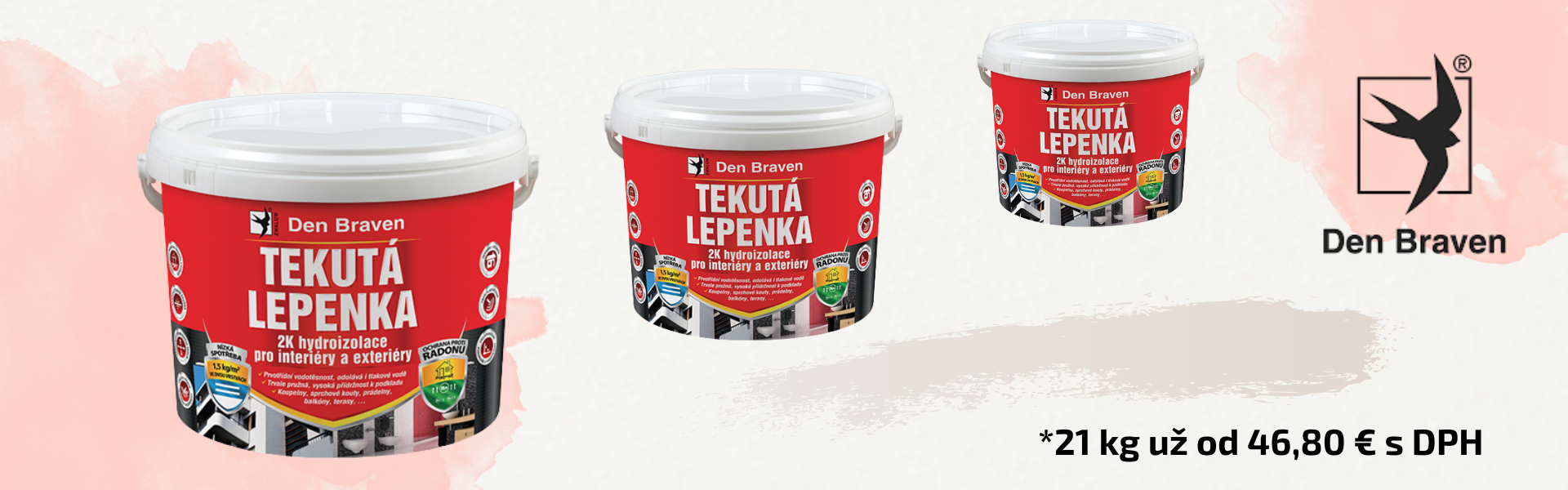 Den Braven Tekutá lepenka