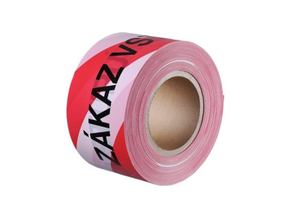 Den Braven Bariérová páska 75 mm x 250 m vstup zakázaný