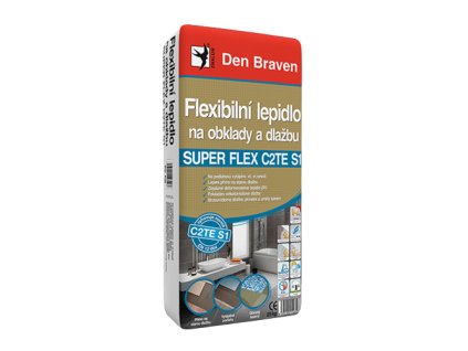 vyr 249Den Braven Flexibilne lepidlo na obklady a dlazbu SUPER FLEX C2TES1 25 kg