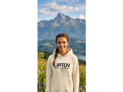 Unisex mikina LIPTOV – Srdce Slovenska