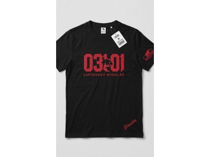 Pánske tričko Liptovský Mikuláš – Urban 03101 (Čierne)