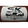 Nálepka medveď,Slovenko