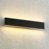 Nástěnné LED svítidlo Lindby Ignazia, 47 cm, černá, kov, nahoru/dolů