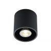 Lindby Parvin downlight hliník, kulatý, černý