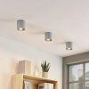 Lindby Parvin downlight hliník, kulatý, šedý