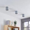 Lindby Parvin downlight hliník, kulatý, šedý