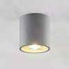Lindby Parvin downlight hliník, kulatý, šedý