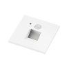 Arcchio LED vestavné svítidlo Neru, 7 cm, bílé, hranaté, senzor