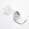 Arcchio LED vestavné svítidlo Neru, 7 cm, bílé, hranaté, senzor