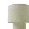 Stolní lampa Lindby Jone, bílá, textil, 30 cm, E27