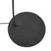 Lindby lampa Triangolo, černá, výška 195 cm, kov E27