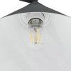 Lindby lampa Triangolo, černá, výška 195 cm, kov E27