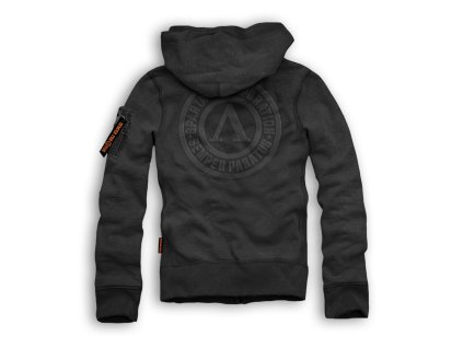 Mikina na zip Semper Paratus 30005 Black
