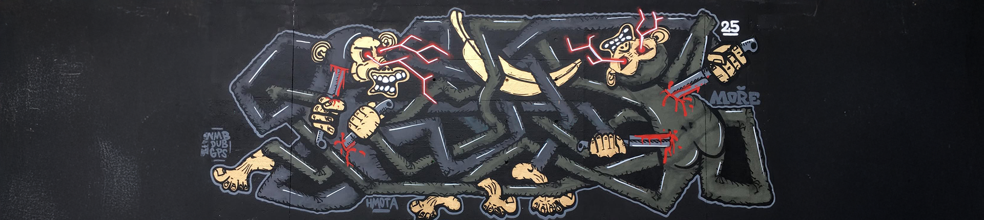 Obrazy umělce a writera - HMOTA