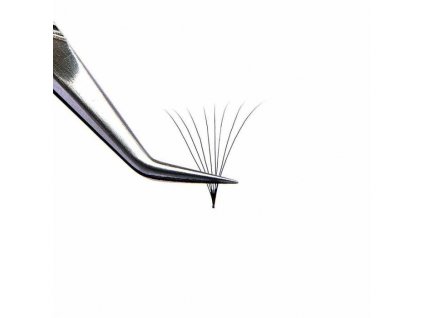 8D Řasy 0,07 mm sypané v hotovém vějířku