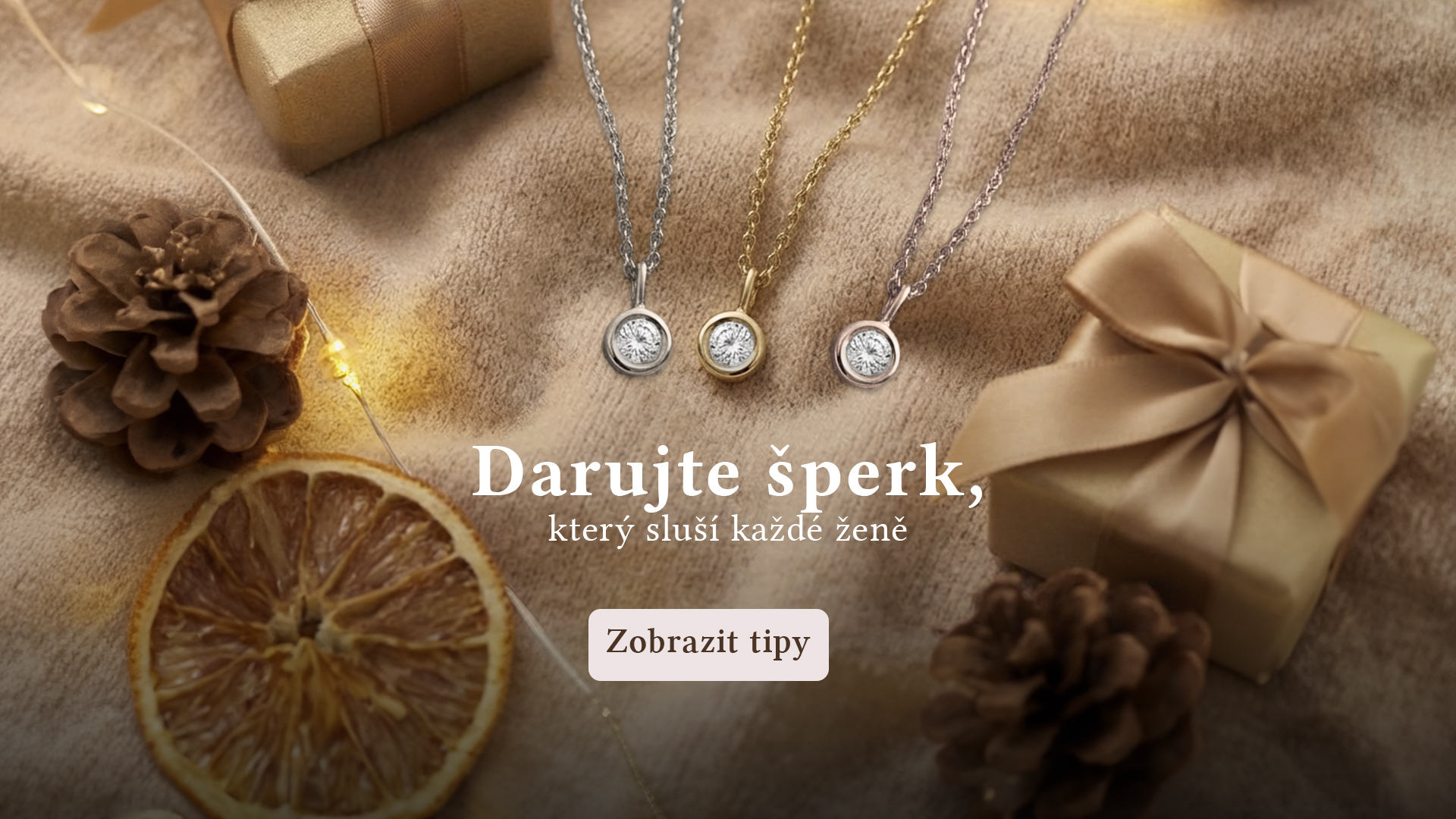 Nejkrásnější vánoční dárek? Řetízek s diamantem od TIAMI, který sluší každému