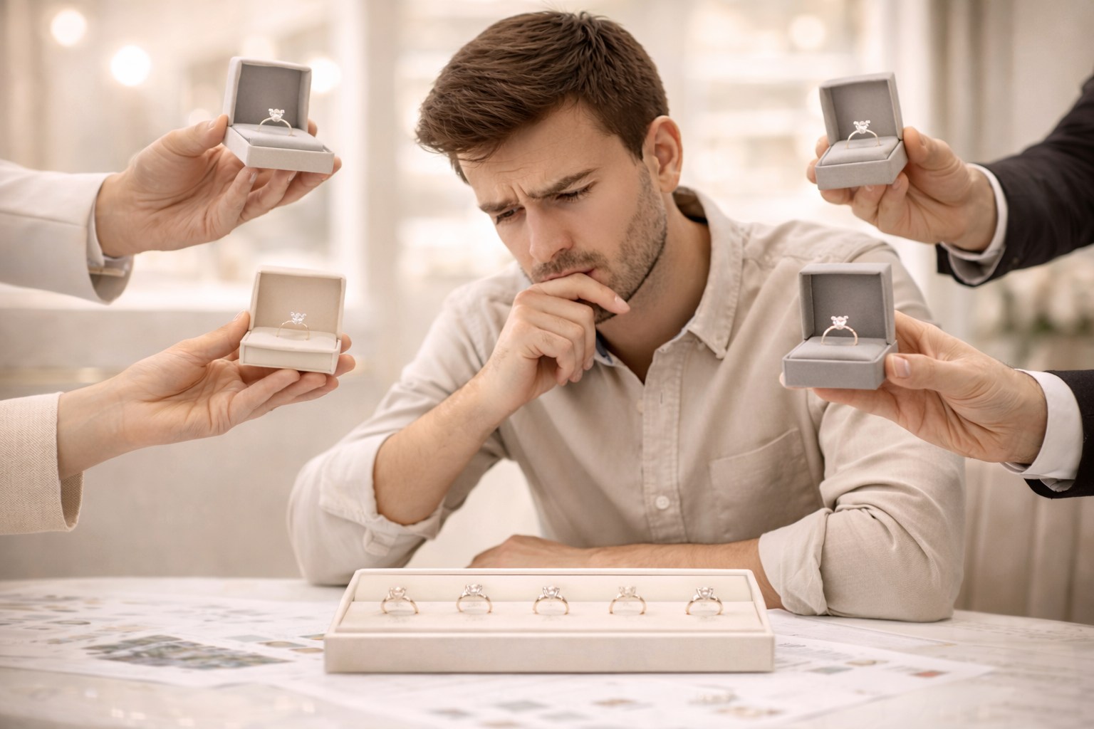 Jak vybrat zásnubní prsten: Kompletní průvodce krok za krokem