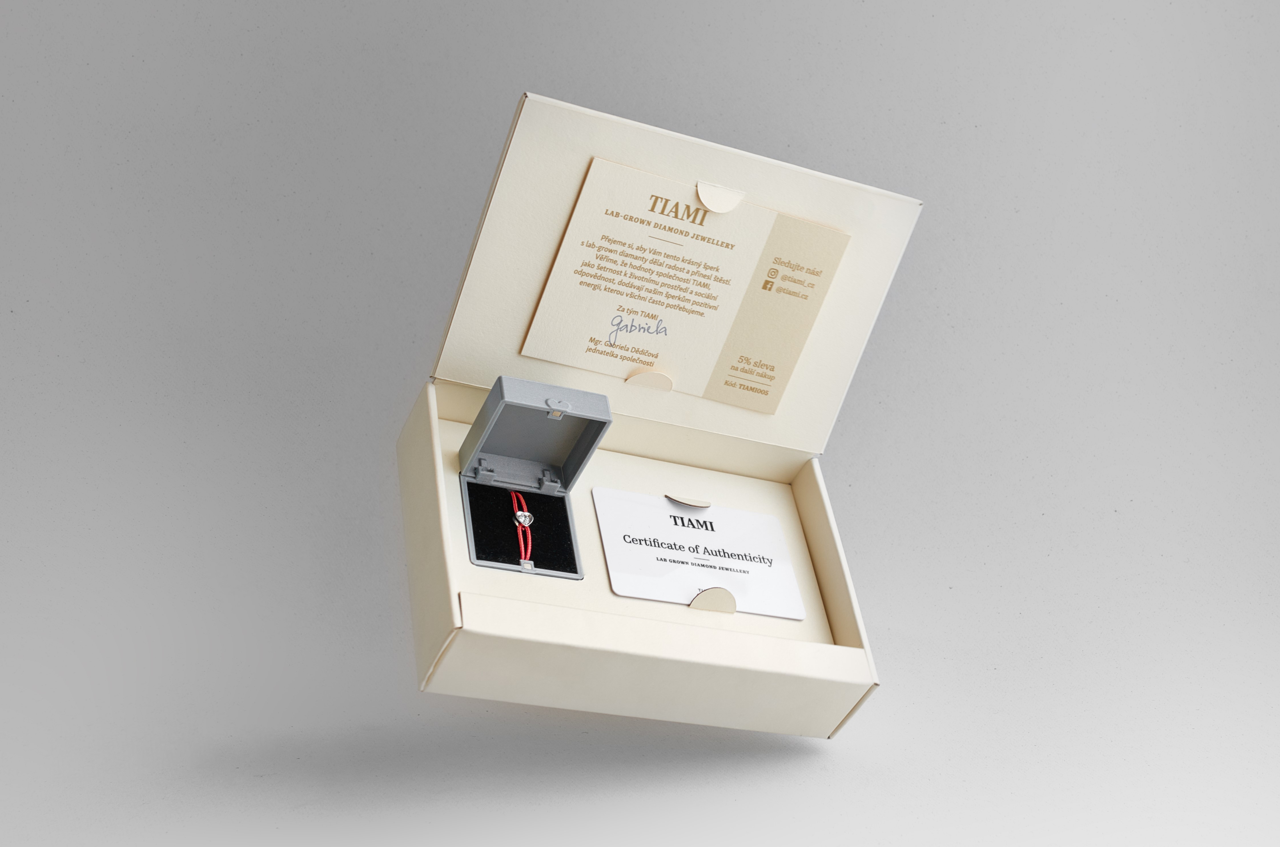 Luxusní laboratorní diamanty v exkluzivním dárkovém balení
