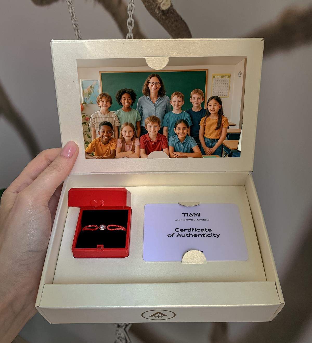 Dárkové balení TIAMI s certifikátem a fotografií