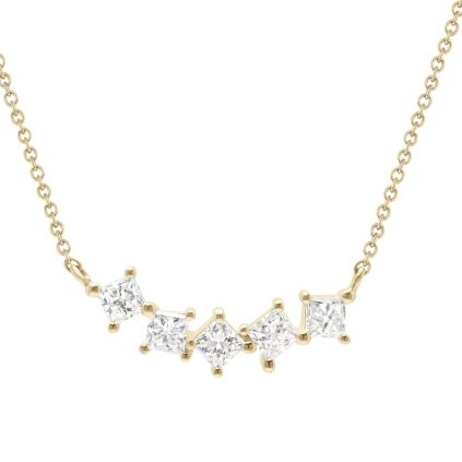 Přívěsek ze žlutého zlata s diamanty Stellar Line
