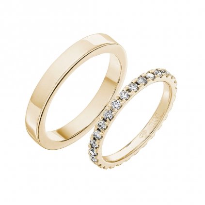 Snubní prsteny  s diamanty Valentine