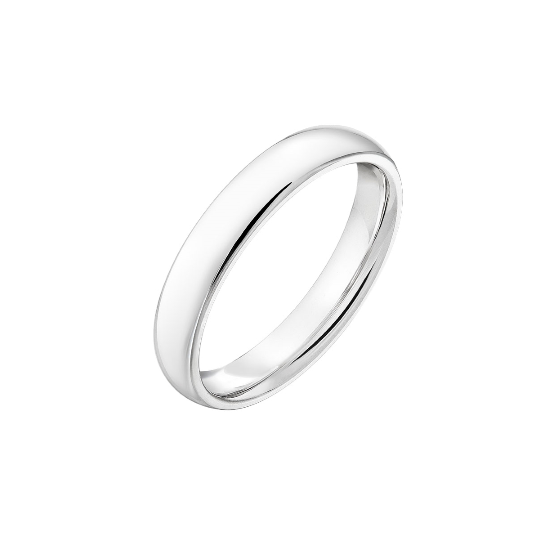 Prsten z bílého zlata Unity Barva zlata: Bílé zlato, Šířka obroučky prstenu: 4 mm