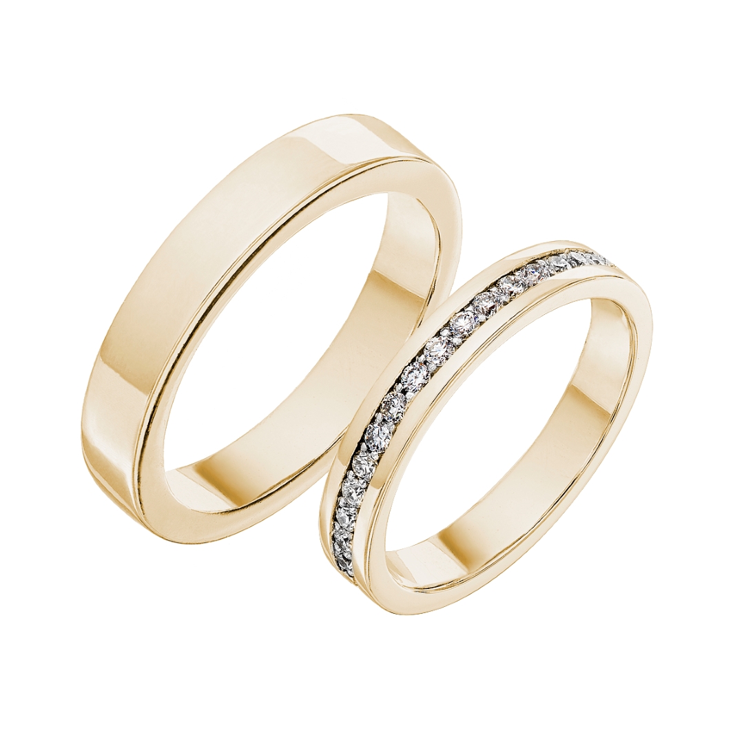 Tiami Snubní prsteny s diamanty Elegance Barva zlata: Žluté zlato
