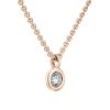 Přívěsek z růžového zlata s diamantem Sweetie Grandi