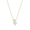 Přívěsek ze žlutého zlata s diamantem Sweet Heart