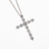 Přívěsek z bílého zlata s diamanty Brilliant Cross